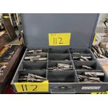LOT OF (2) TRAYS OF END MILLS (NO TRAYS)