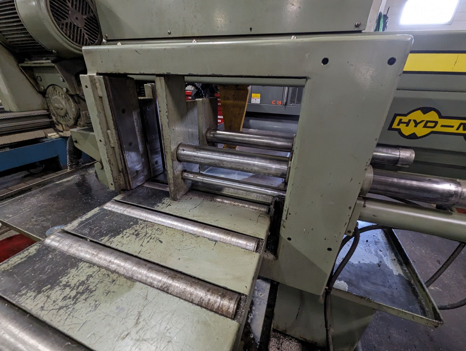 HYD-MECH S-20A SERIES II AUTOMATIC HORIZONTAL BANDSAW, S/N 80298380 W/ CONVEYOR (RIGGING FEE $825) - Image 9 of 13