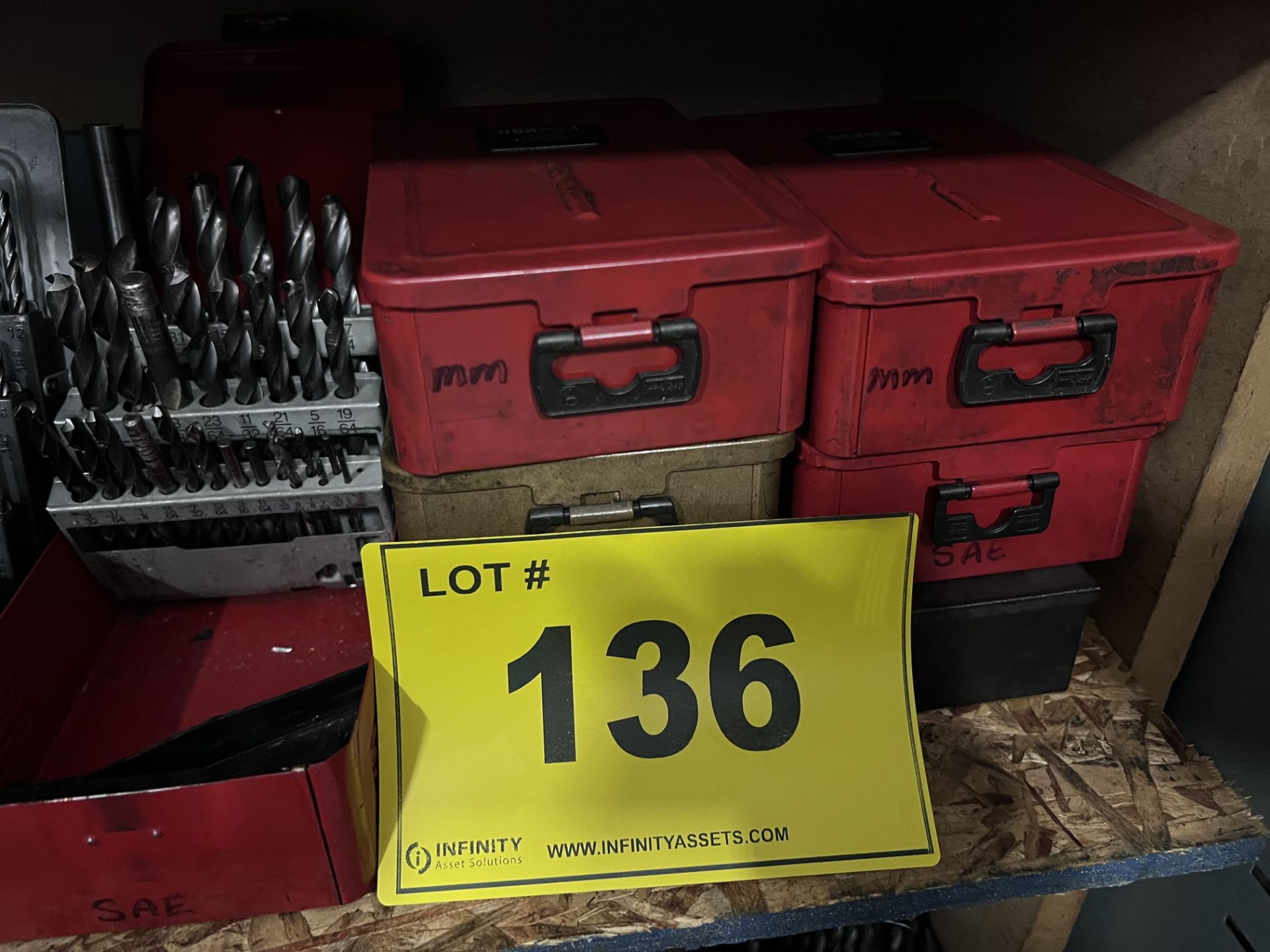 LOT OF (9) DRILL BIT KITS (NO CABINET) - Image 2 of 3