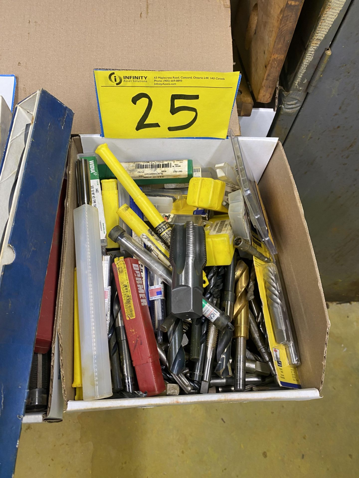 LOT OF (5) BOXES OF DRILLS, TAPS, END MILLS, SETS - Image 4 of 4
