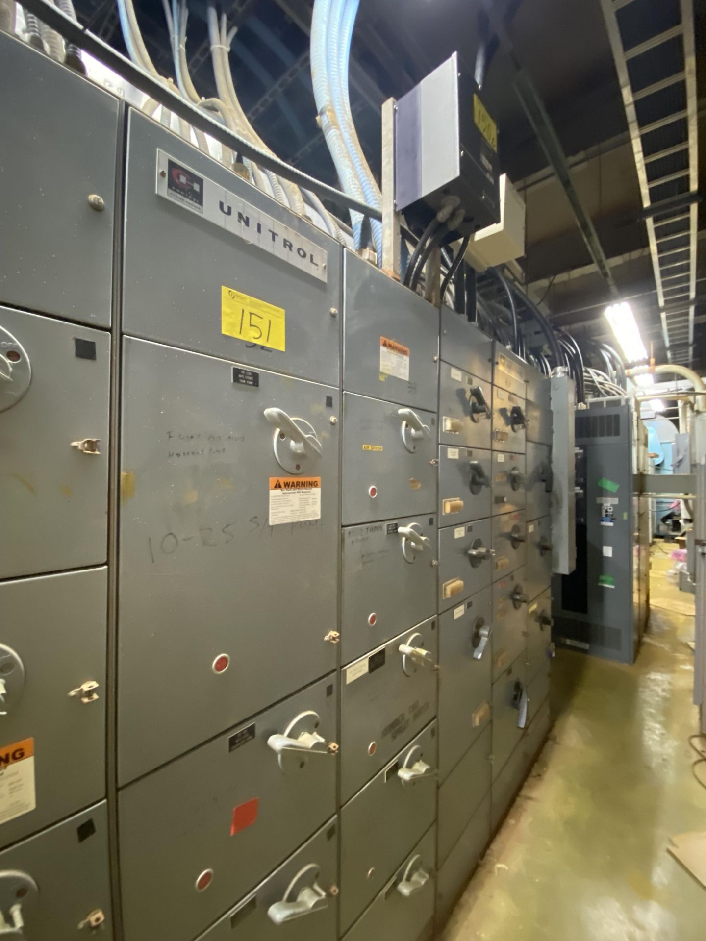 LOT OF (6) MOTOR CONTROL CENTER PANELS (BALANCE OF ROOM, APPROX. 198 BREAKERS IN TOTAL, CUTLER - Image 22 of 24