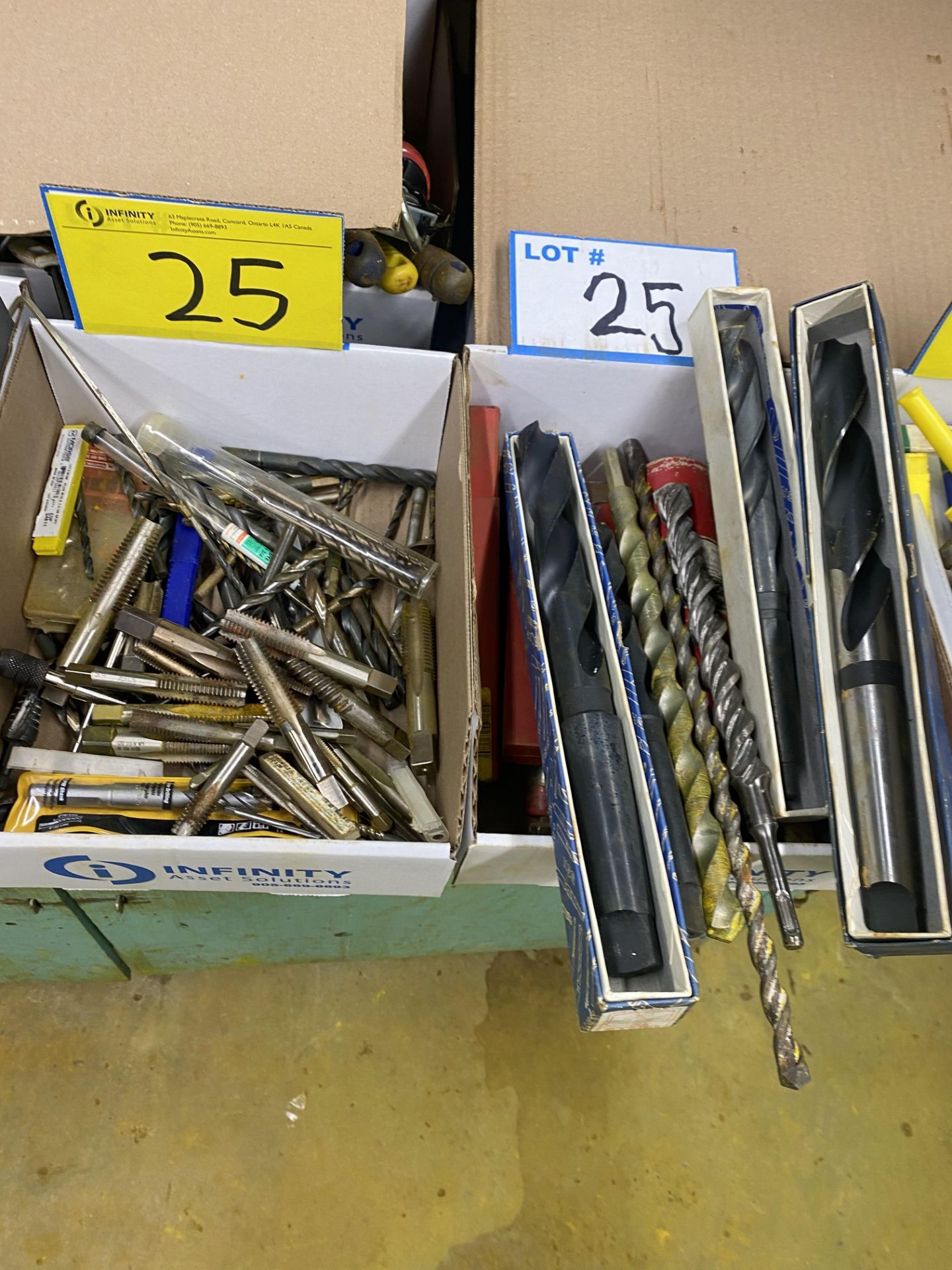 LOT OF (5) BOXES OF DRILLS, TAPS, END MILLS, SETS - Image 3 of 4