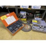 LOT OF GRINDING WHEELS, STONES, DREMEL KITS, SUPPLY KIT