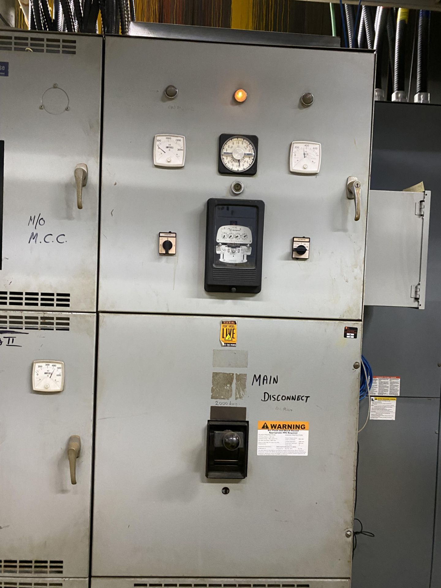 LOT OF (6) MOTOR CONTROL CENTER PANELS (BALANCE OF ROOM, APPROX. 198 BREAKERS IN TOTAL, CUTLER - Image 7 of 24