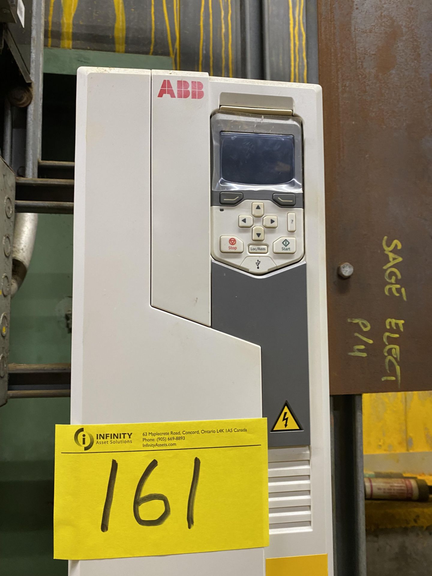 ABB CONTROL, MODEL ACS580-01-052A-6 (DRYER EXHAUST FAN) (RIGGING FEE $75 USD) - Image 2 of 2