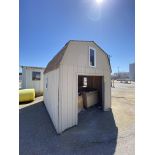 BARN BUILDING, APPROX. 12'L X 10'W X 10'H (NO CONTENTS)