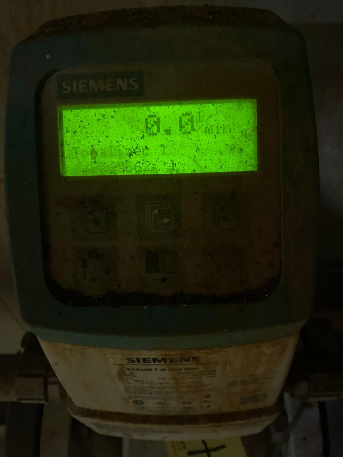 SIEMENS SITRANS FM MAG 6000 FLOW METER (RIGGING FEE $150 USD) - Image 3 of 3