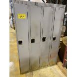 5-DRAWER SUPPLY CABINET W/ SAFETY SUPPLIES AND ALL LOCKERS IN PLANT 2ND FLOOR, APPROX. (6) BANKS
