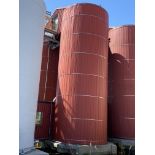 JACKETED STAINLESS STEEL INTERIOR SILO, APPROX. 12'DIA. X 35'H, TANK 10-41