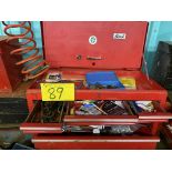 BEACH 6-DRAWER TOOL BOX W/ CONTENTS AND TOOLS