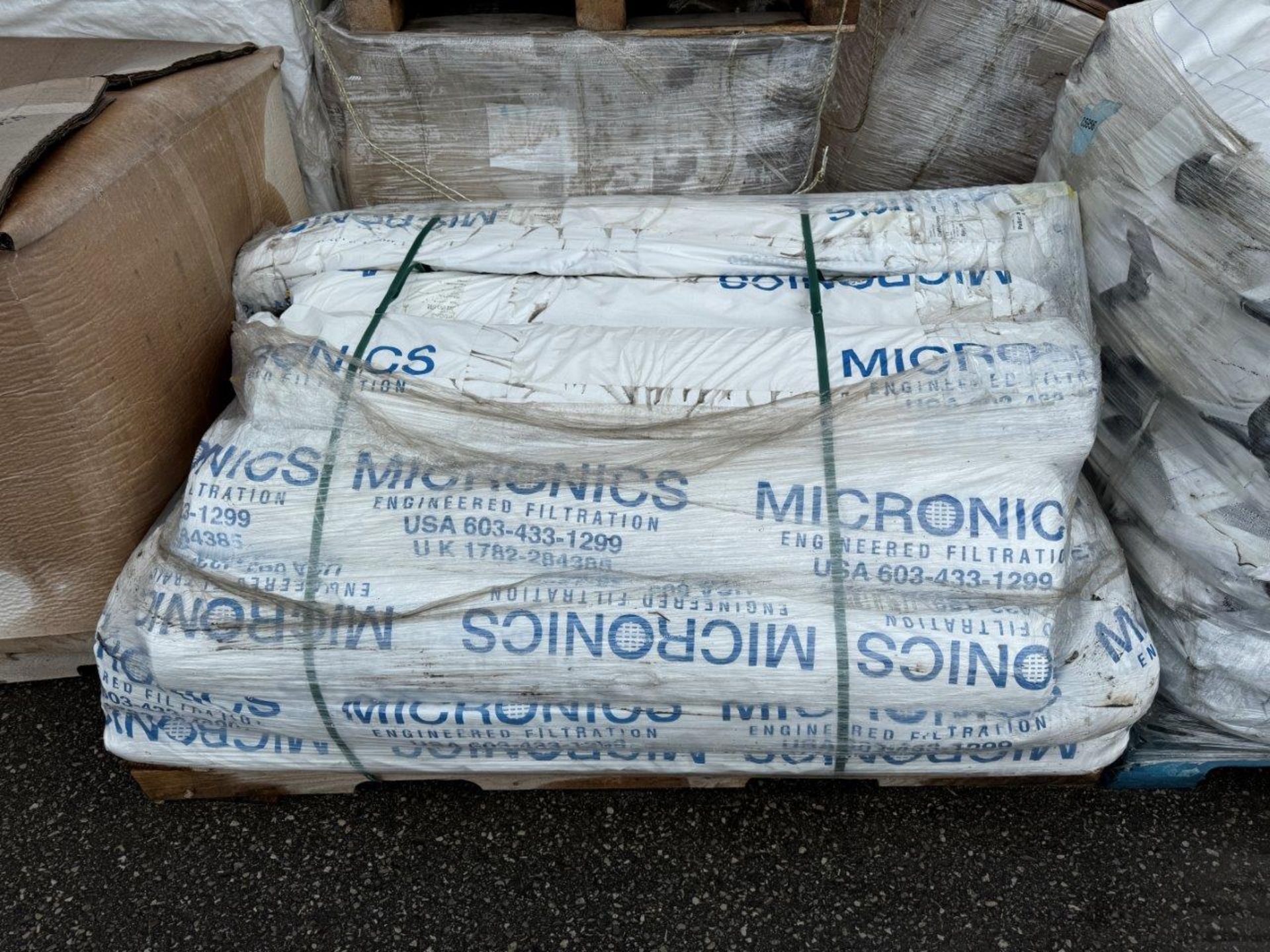 LOT OF (2) PALLETS OF MICRONICS ENGINEERED FILTRATION