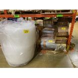 BUBBLE WRAP ROLL AND PALLET OF PLASTIC BAG ROLLS / CARTONS