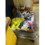 PALLET OF SAFETY SUPPLIES AND (2) SPILL KITS