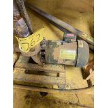 WEG 2HP MOTOR, 575V, 3,450 RPM, 056S FRAME W/ GOULD 1X1 1/4-5 PUMP (RIGGING FEE $75 USD)