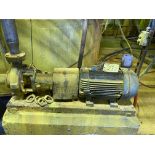 MOTOR, HP N/A AND DURIRCO 2K4X3-10/88 PUMP (RIGGING FEE $75 USD)