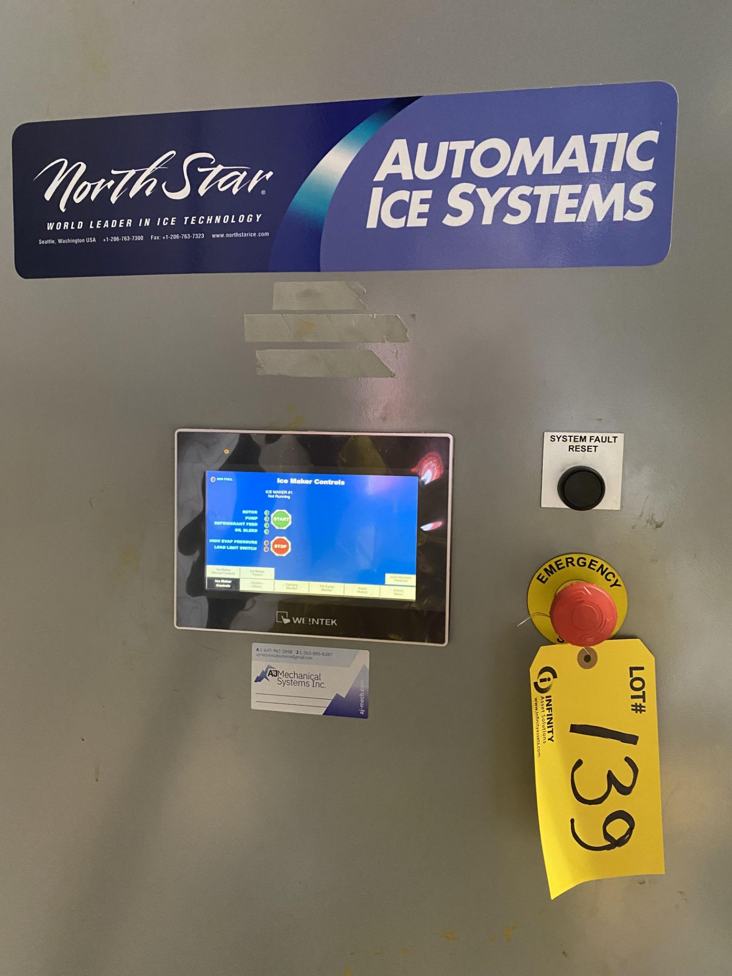 2019 NORTHSTAR / BERG FLAKE ICE MAKING SYSTEM C/W PLC CONTROLS, NORTH STAR 60SS ICE MODULE ( - Image 17 of 17