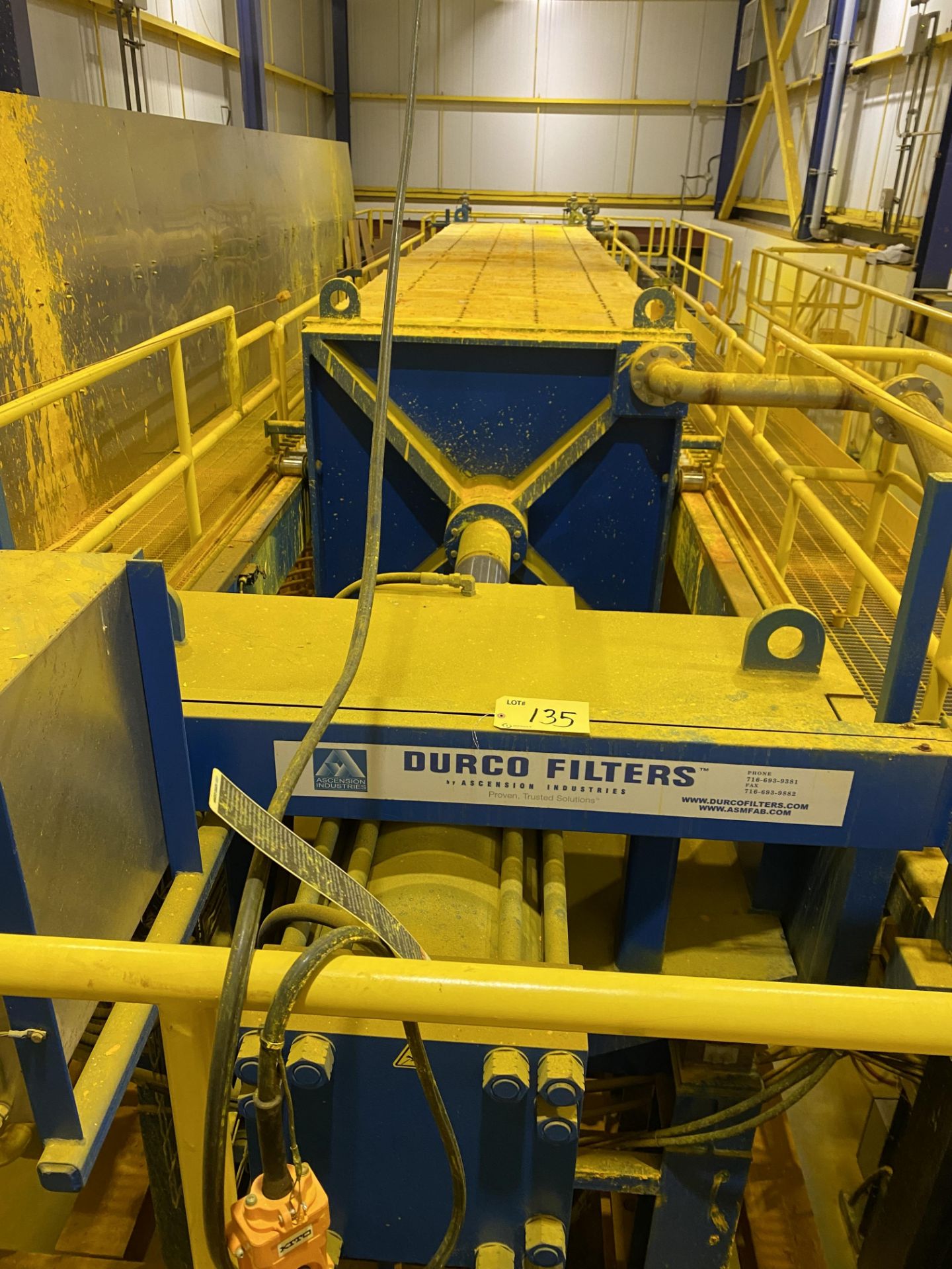 2019 DURCO FILTERS / ASCENSION EPMM1500/40-98 MEMBRANE FILTER PRESS WITH KLINKAU MEMBRANES, PLC - Image 26 of 36