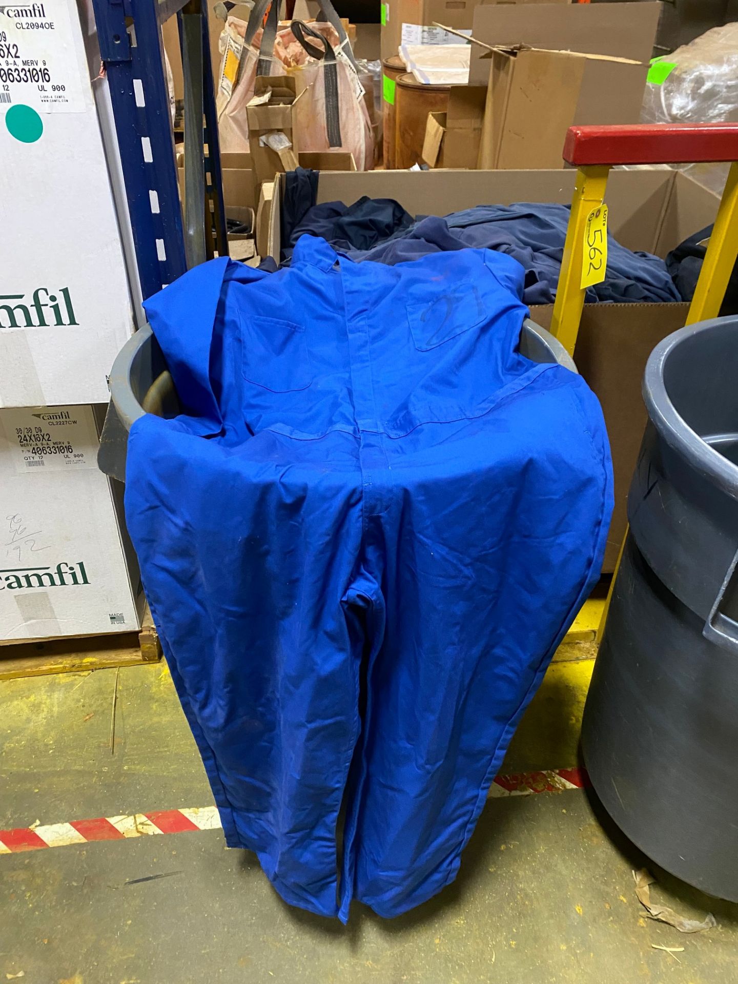 TOTE OF WORKERS COVERALLS