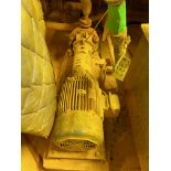 WESTINGHOUSE 15HP MOTOR, 575V, 1,750 RPM, FRAME N/A AND DURCO PUMP 2X4-1/2X3-10/62 (RIGGING FEE $