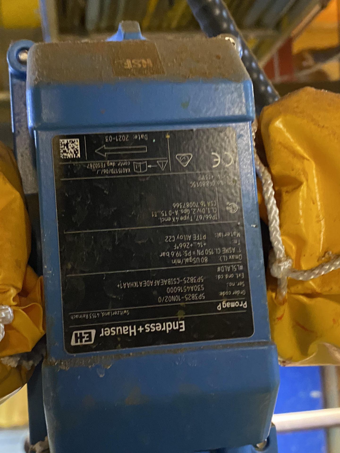 ENDRESS & HAUSER FLOW METER AND DRO (RIGGING FEE $75 USD) - Image 3 of 3