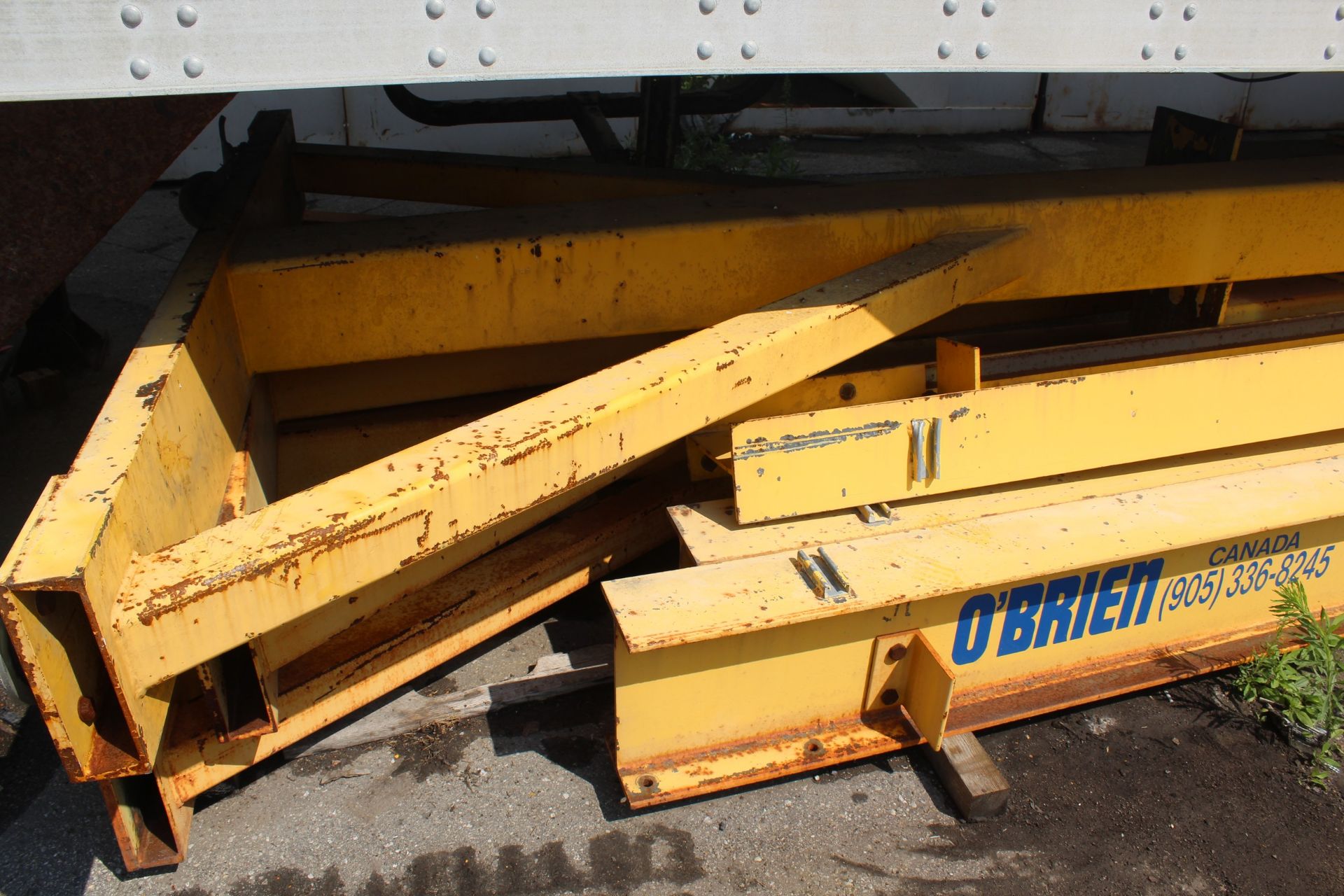 LOT OF (3) OBRIEN A-FRAME FOR CRANE W/ WHEELS - Image 7 of 21