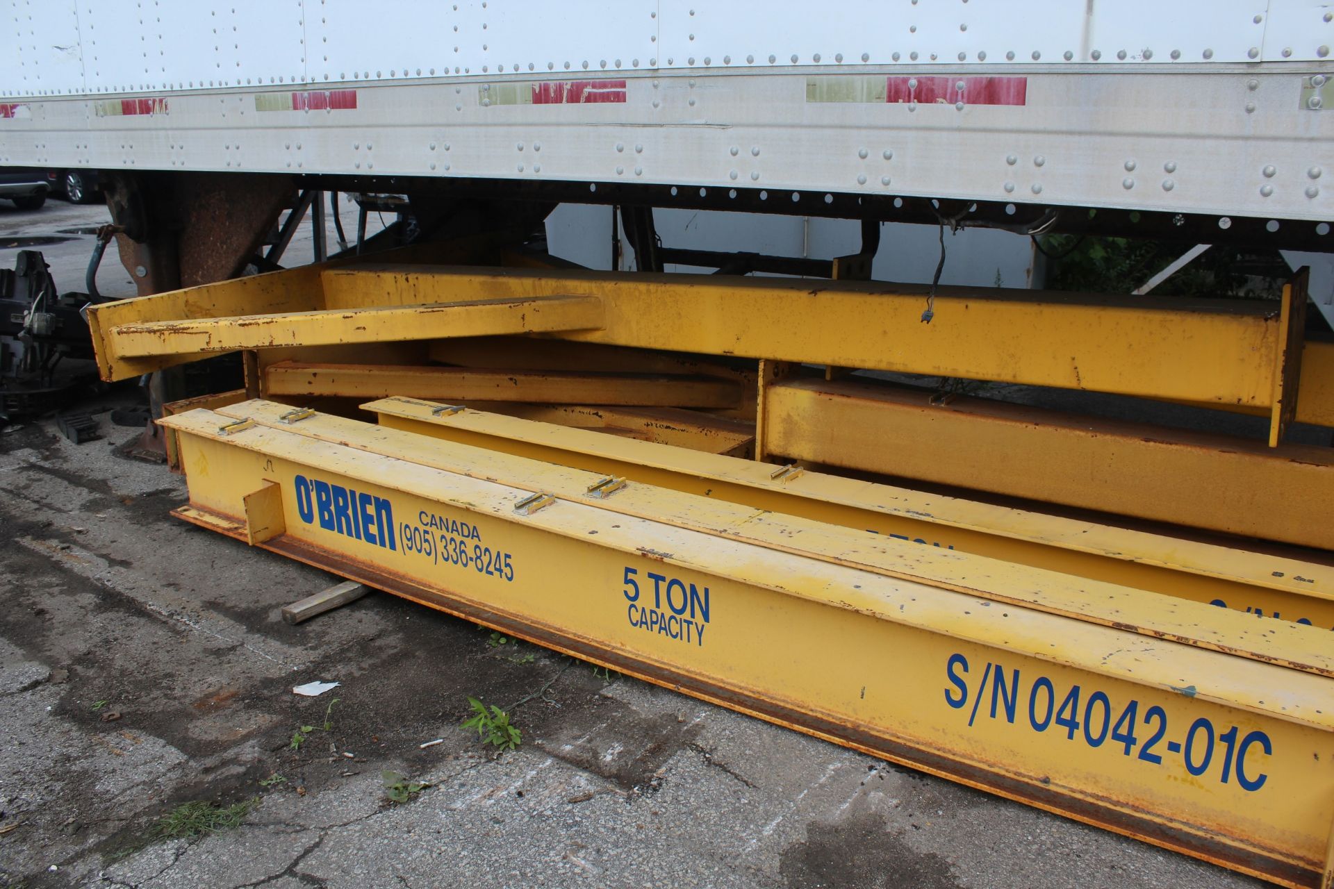 LOT OF (3) OBRIEN A-FRAME FOR CRANE W/ WHEELS - Image 19 of 21