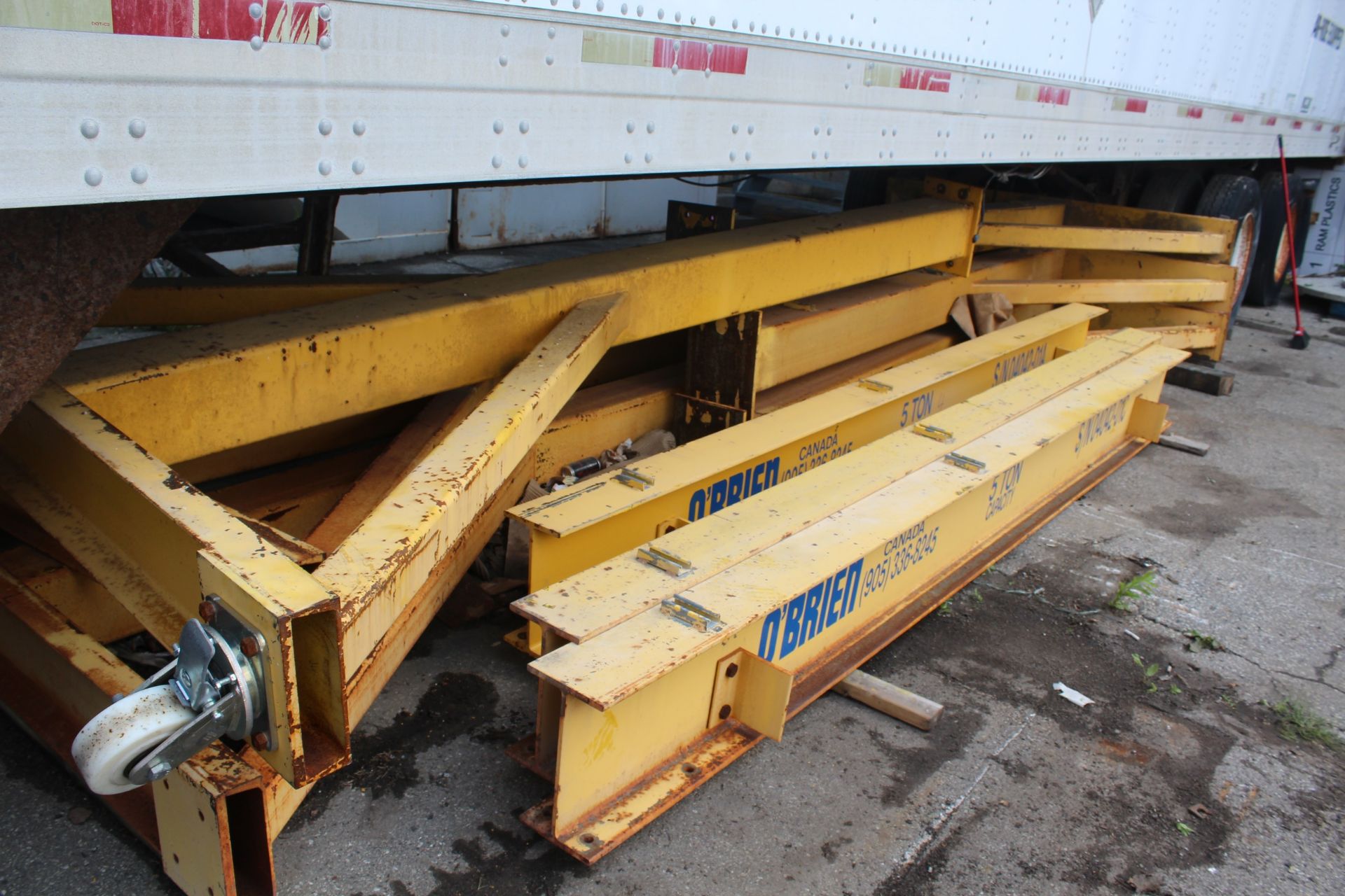 LOT OF (3) OBRIEN A-FRAME FOR CRANE W/ WHEELS - Image 20 of 21