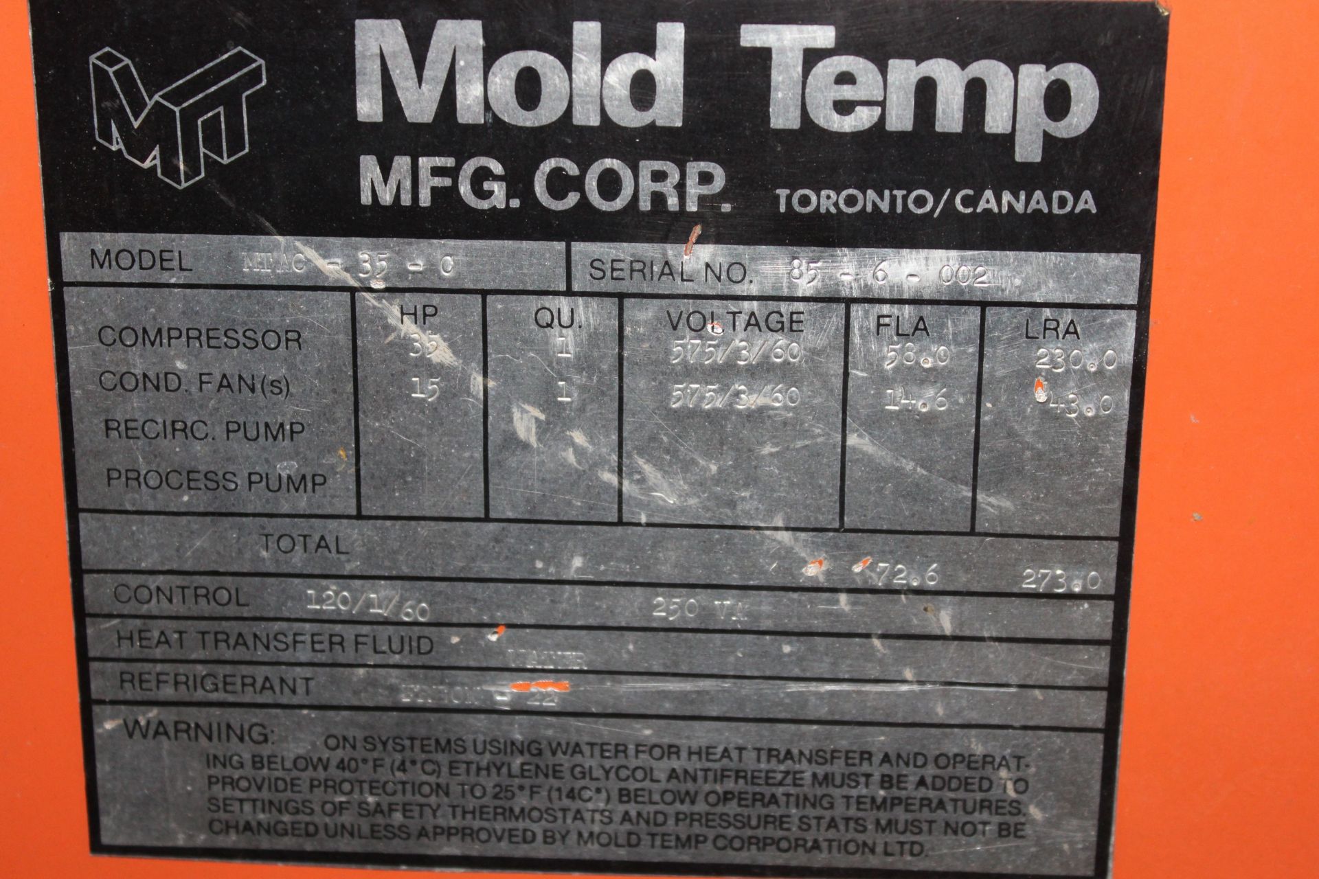 MOLD TEMP CHILLER - Image 8 of 9