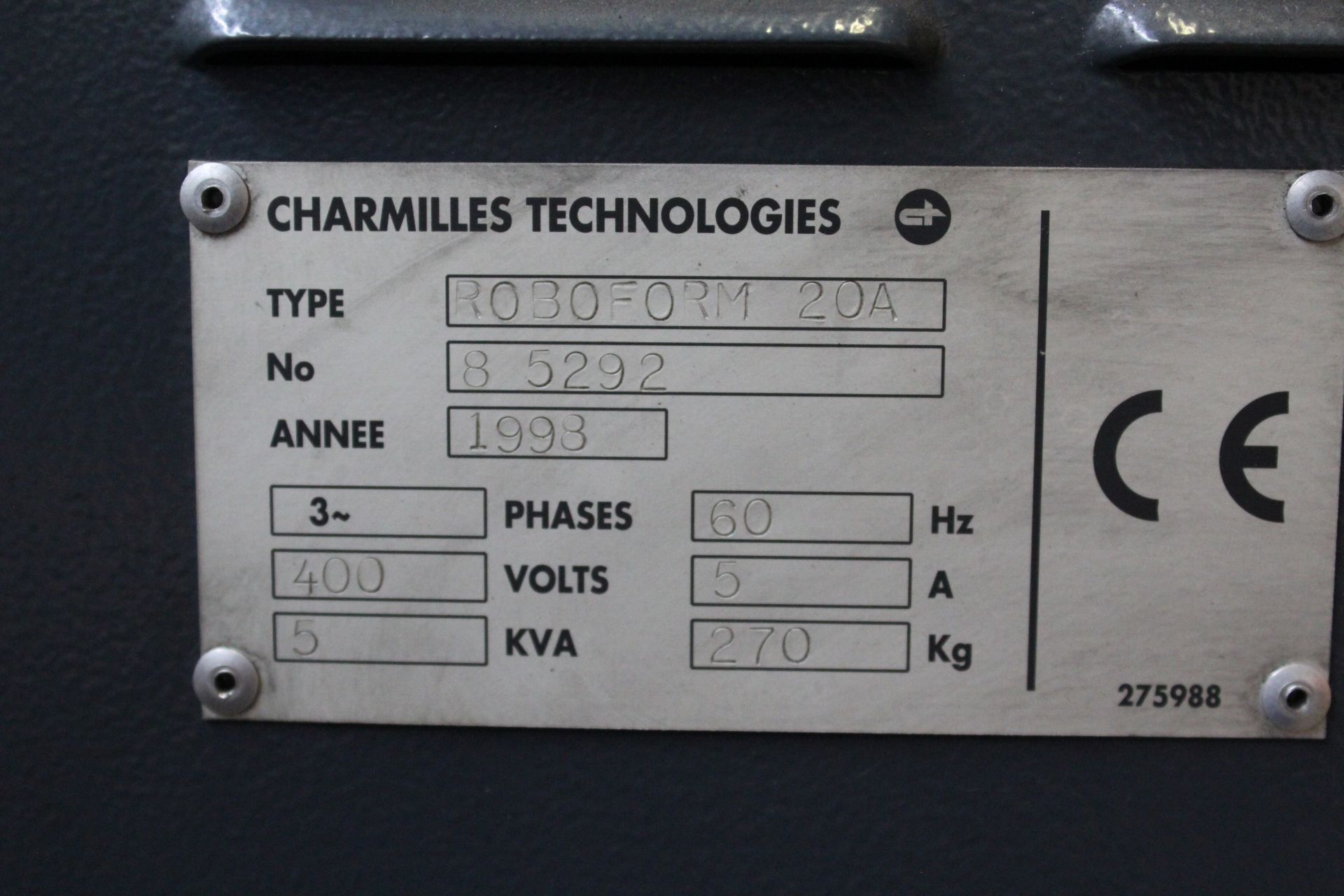 LOT OF (2) CHARMILLES EDMS - Image 13 of 54