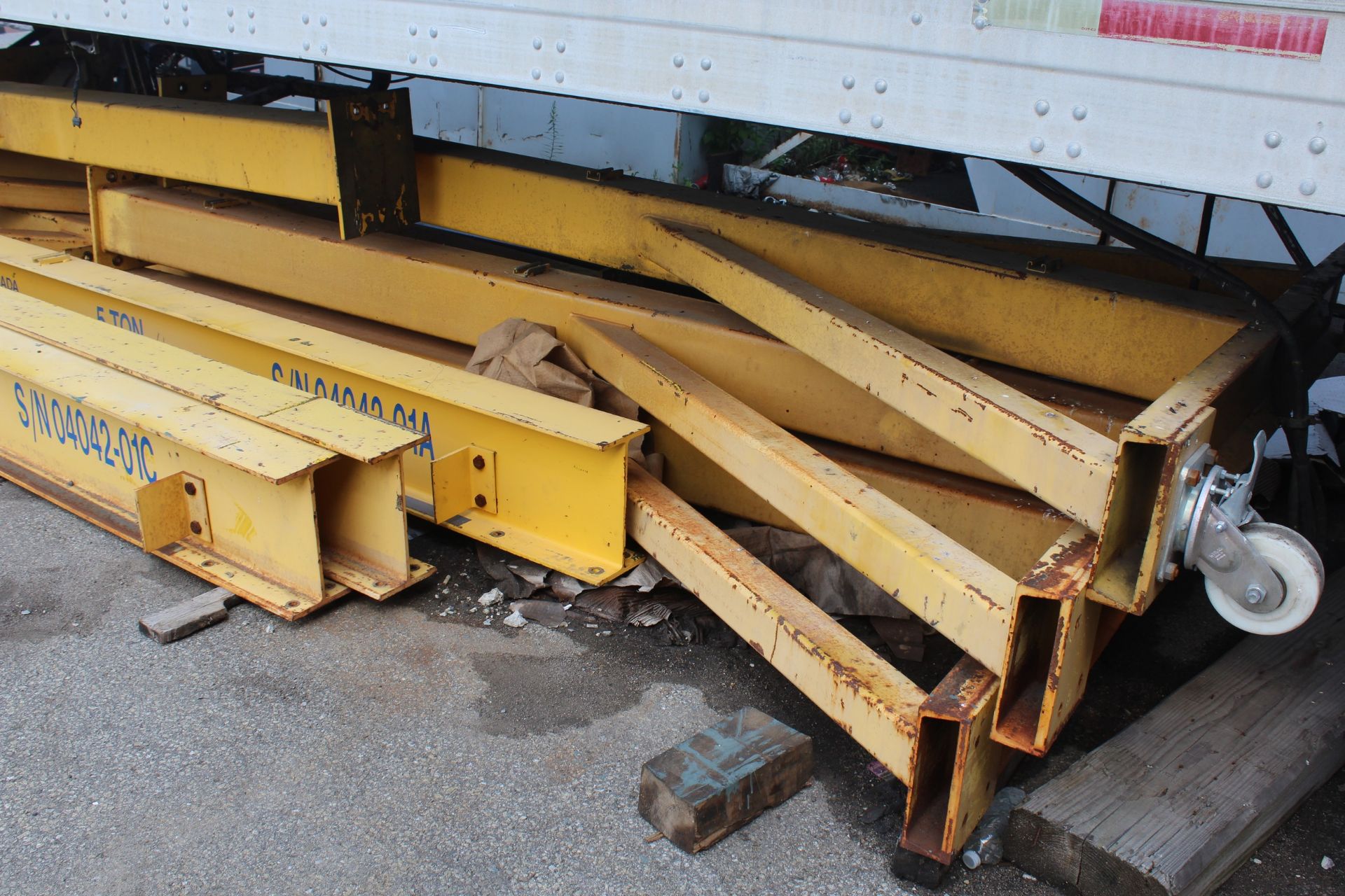 LOT OF (3) OBRIEN A-FRAME FOR CRANE W/ WHEELS - Image 18 of 21