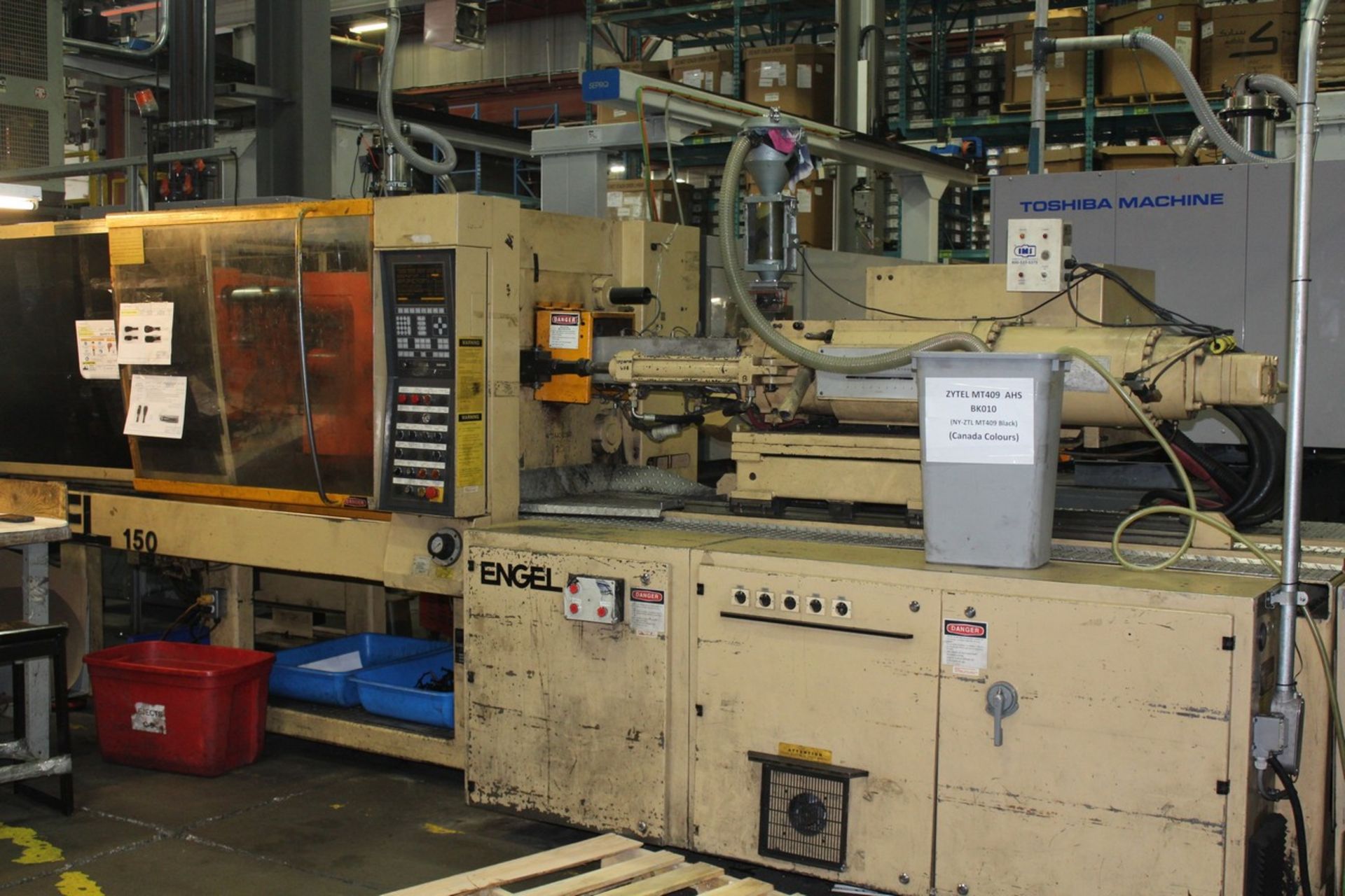 ENGEL ES 600/150 INJECTION MOLDER, 150-TON CAP.