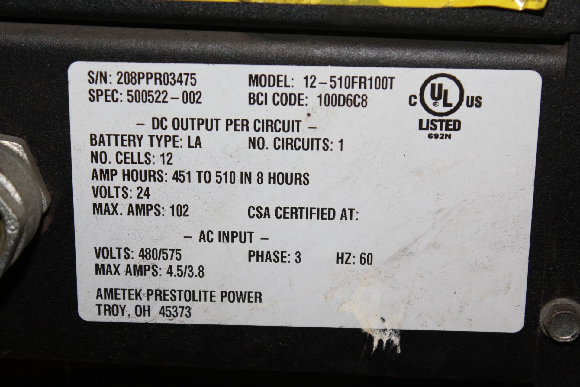 BATTERY CHARGER - Image 3 of 7