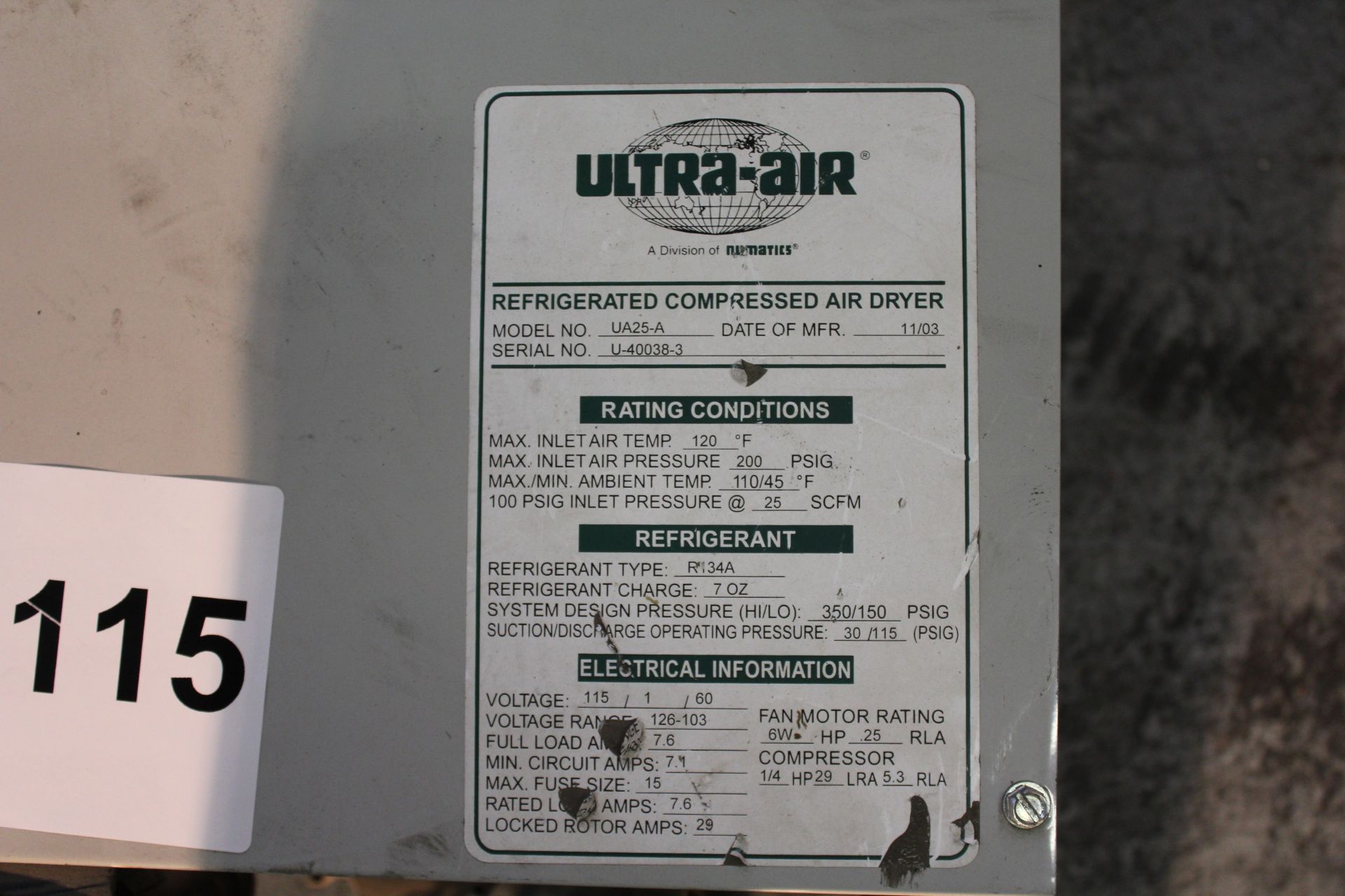 ULTRA-AIR AIR DRYER - Image 7 of 7