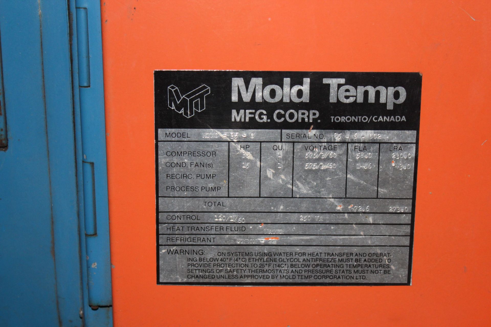 MOLD TEMP CHILLER - Image 7 of 9
