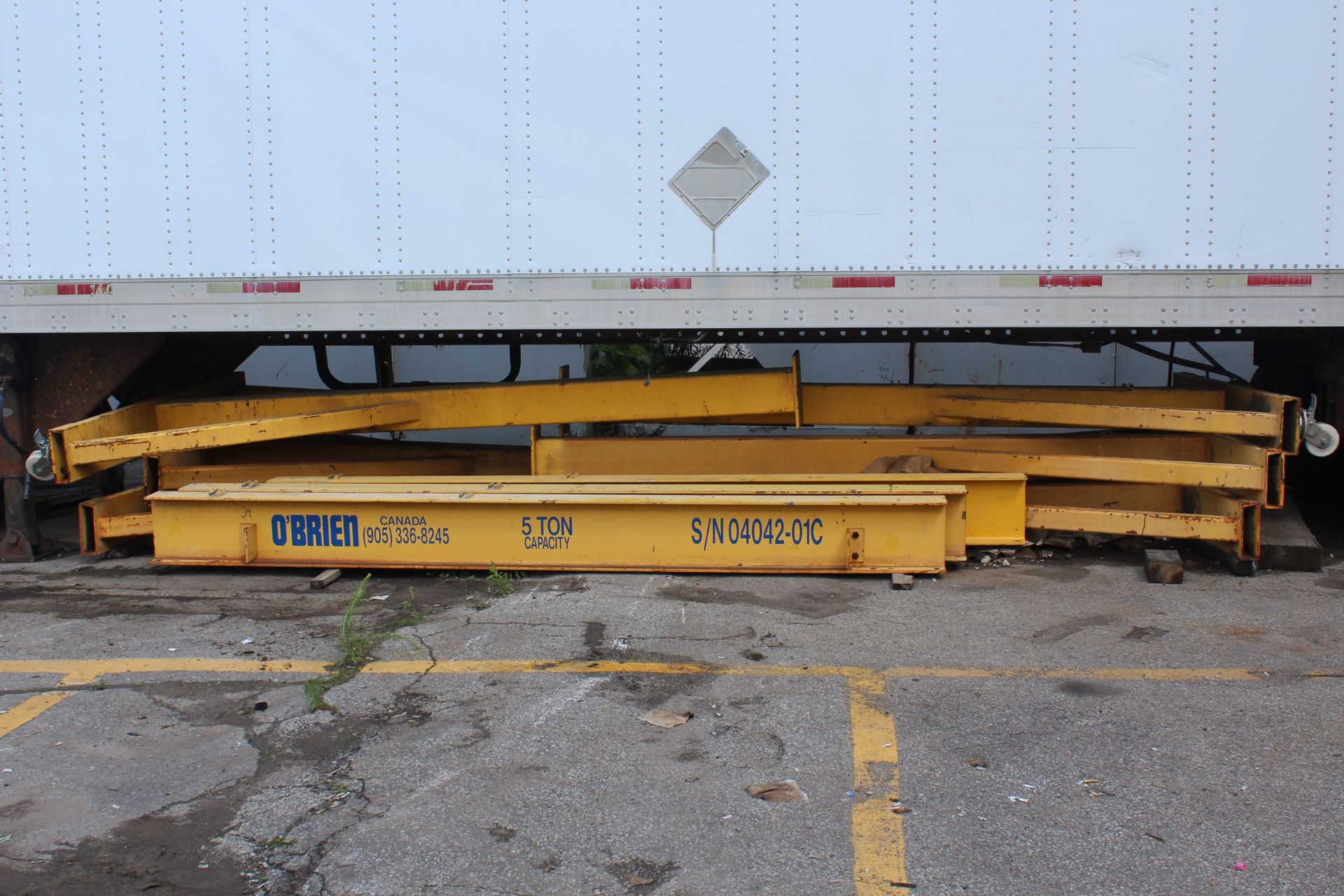 LOT OF (3) OBRIEN A-FRAME FOR CRANE W/ WHEELS - Image 16 of 21