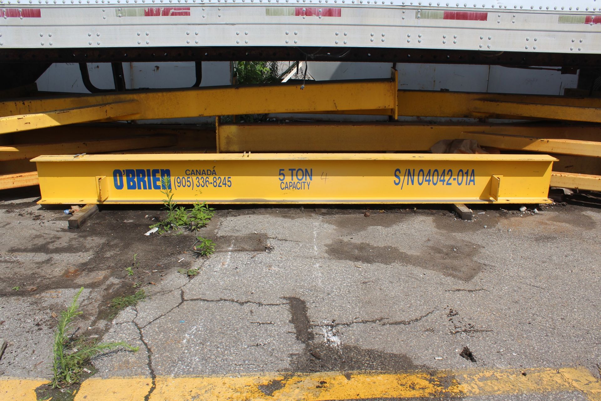 LOT OF (3) OBRIEN A-FRAME FOR CRANE W/ WHEELS - Image 12 of 21