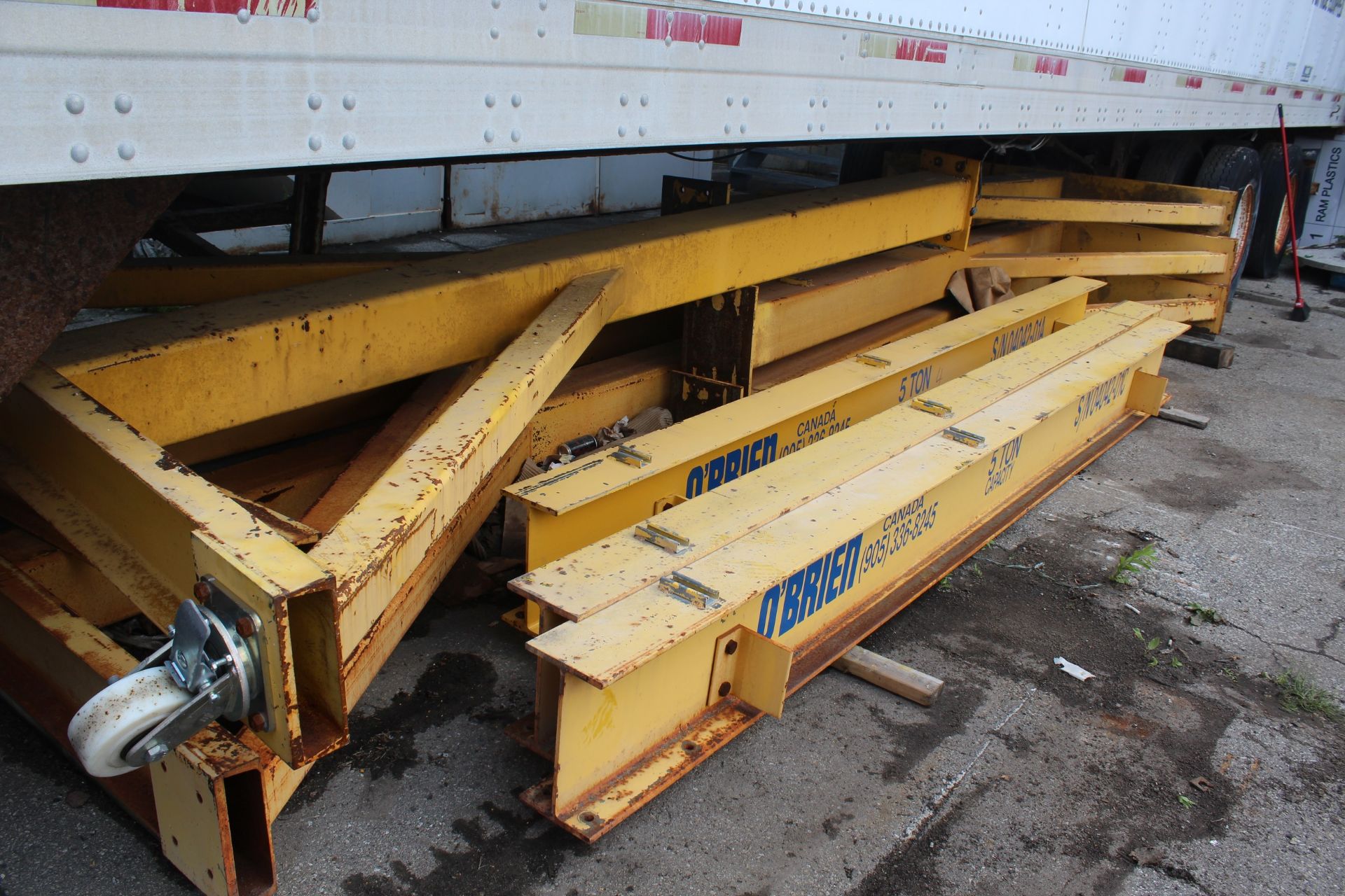 LOT OF (3) OBRIEN A-FRAME FOR CRANE W/ WHEELS - Image 21 of 21