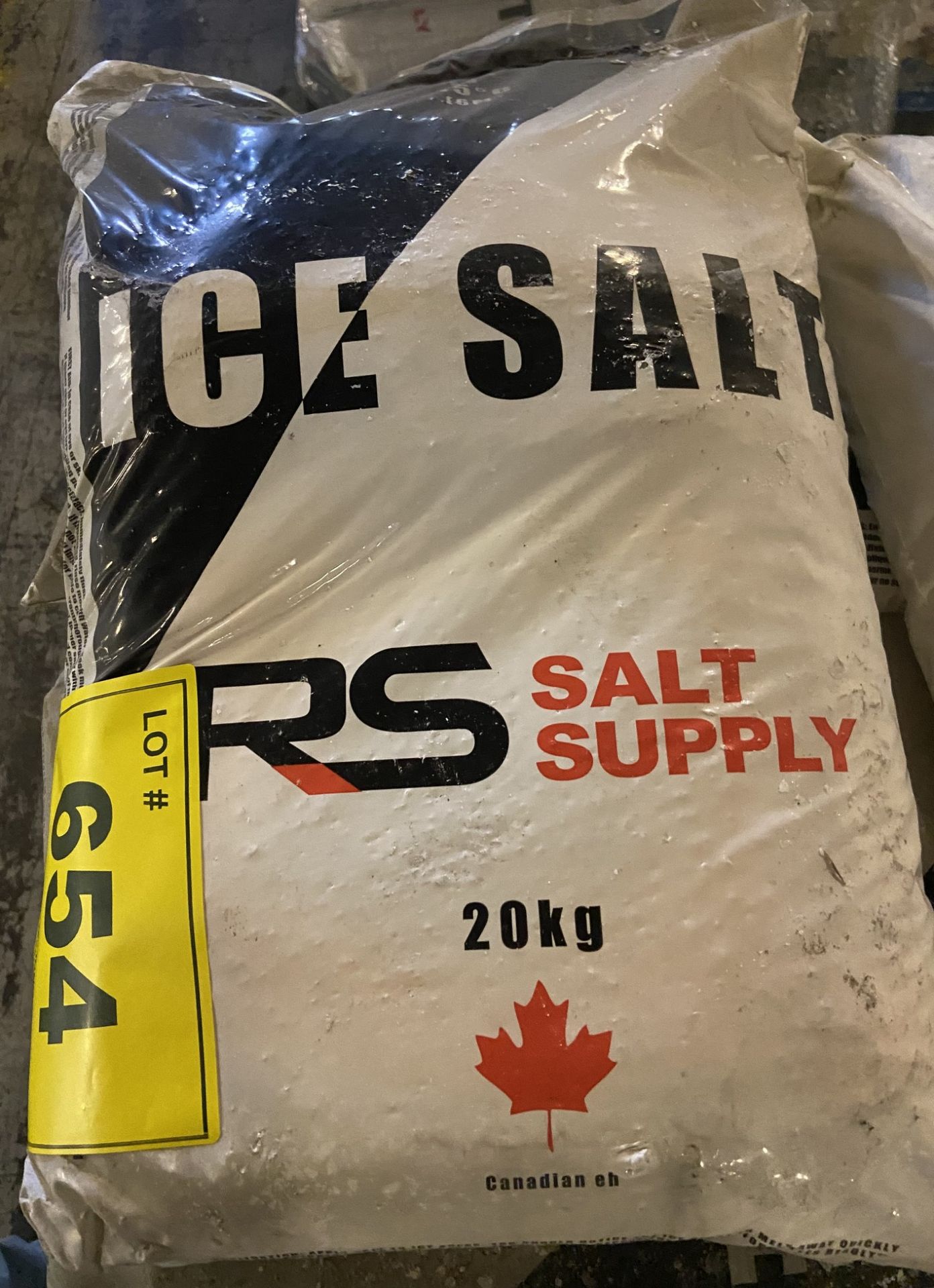 PALLET OF RS ICE SALT - Image 2 of 2