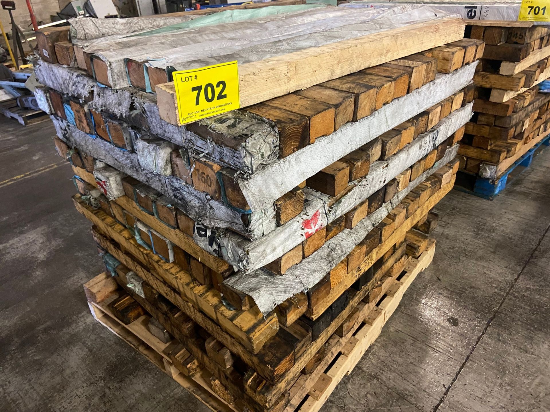 APPROX (100) PALLET 4" X 4" X 48" TIMBERS - Image 2 of 2