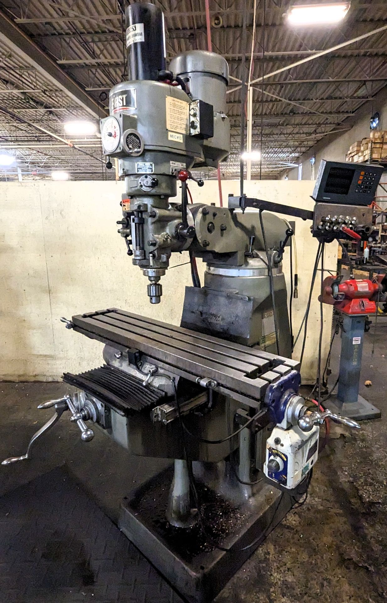 PARTIAL VIEW OF MILLING MACHINES AND LATHES - Image 3 of 6