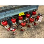 LOT (9) FIRE EXTINGUISHERS