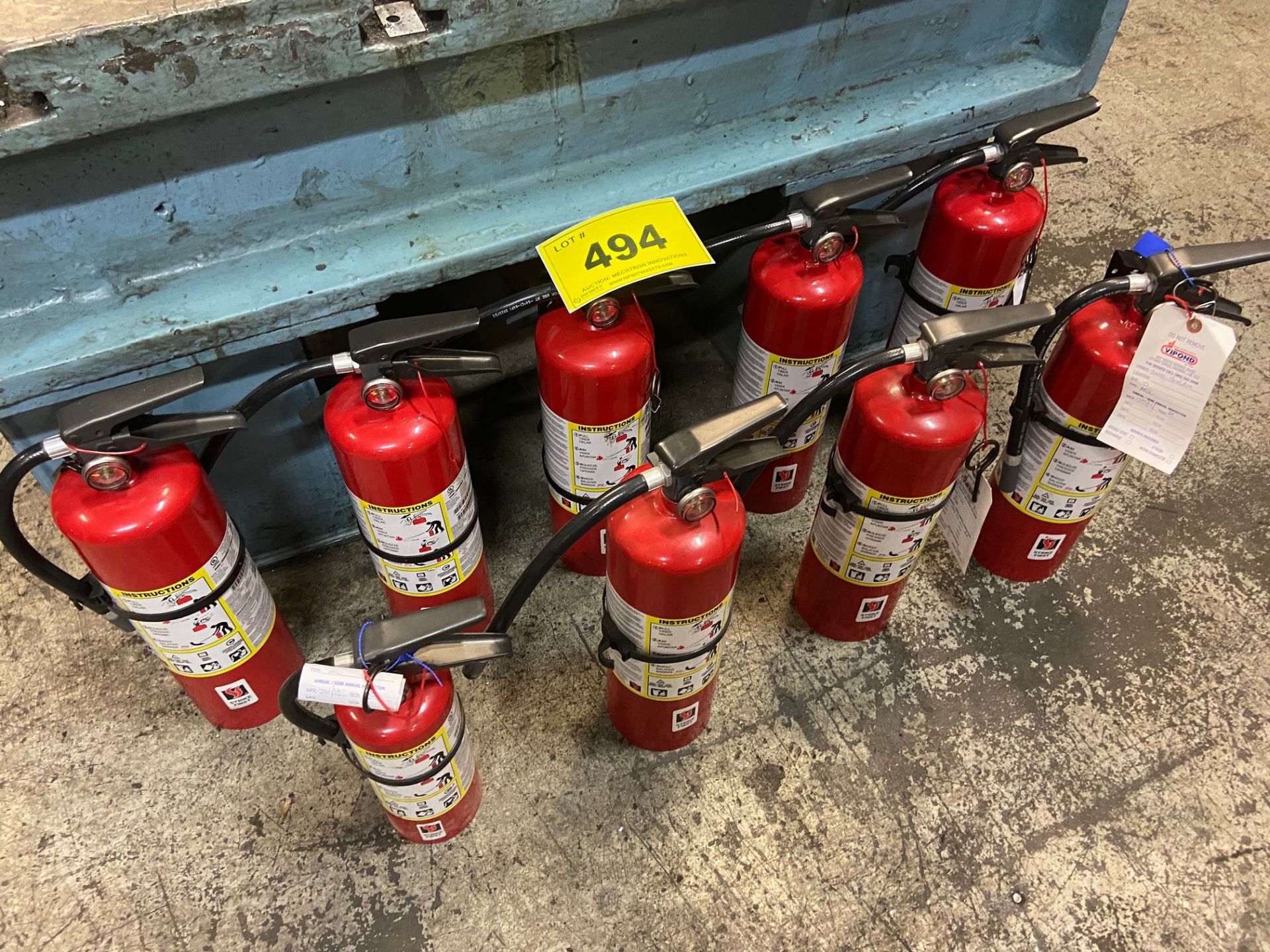 LOT (9) FIRE EXTINGUISHERS