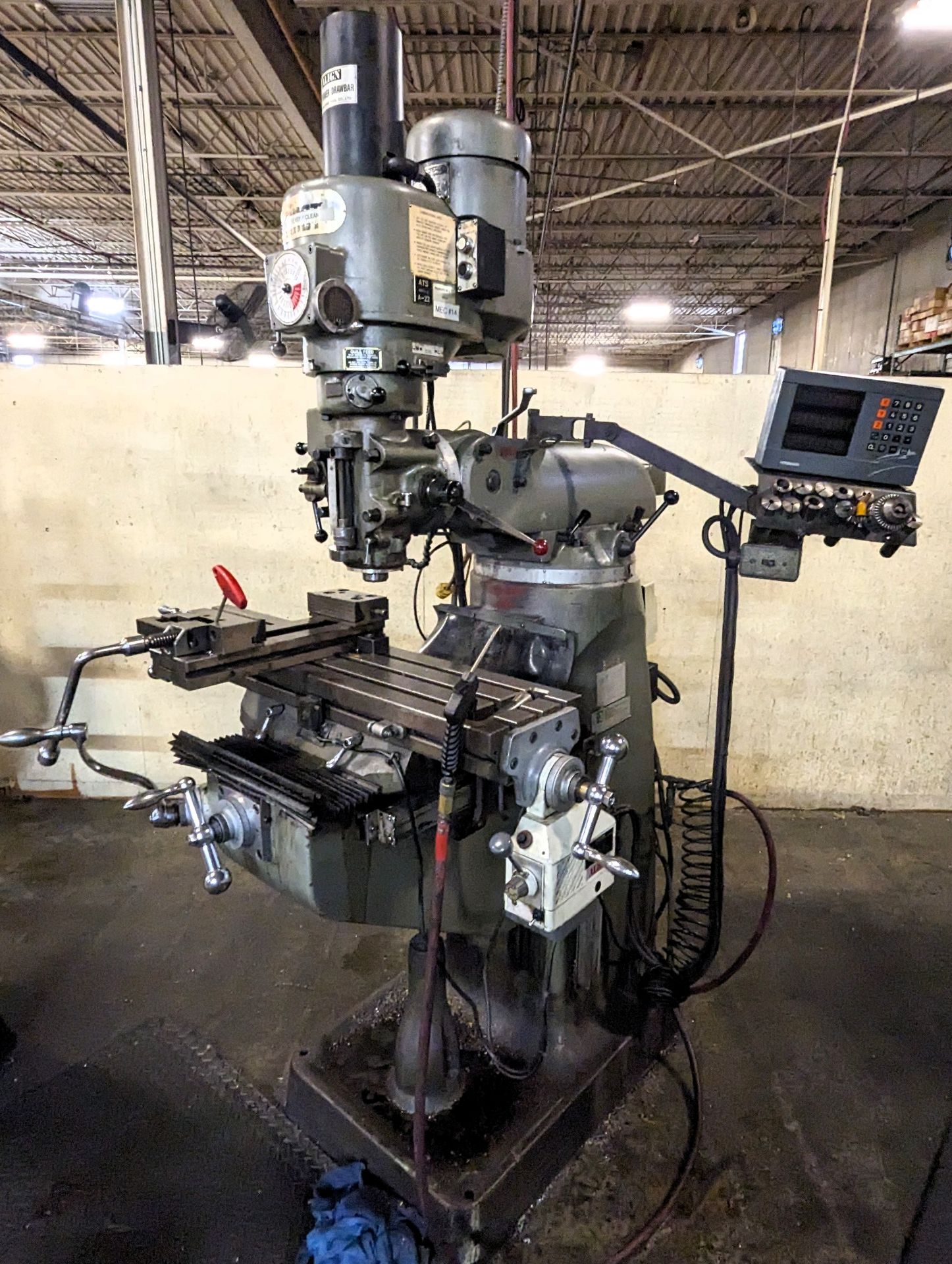 PARTIAL VIEW OF MILLING MACHINES AND LATHES - Image 2 of 6