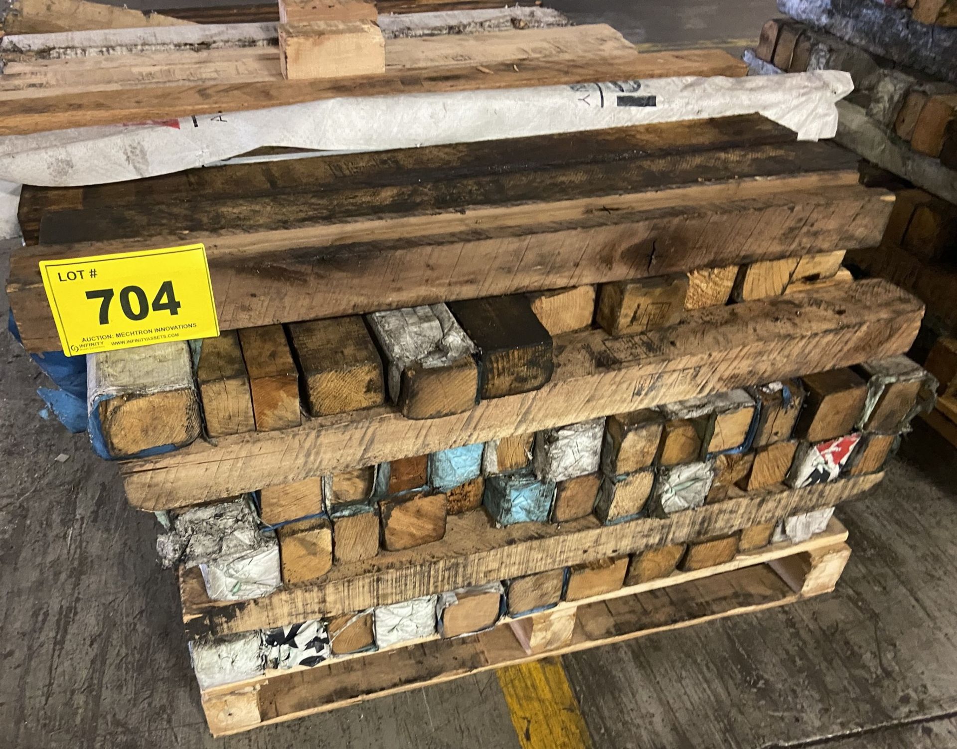 APPROX (50) PALLET 4" X 4" X 48" TIMBERS - Image 2 of 2