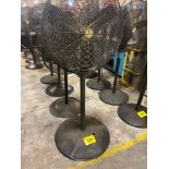 LOT (4) AIR MASTER FLOOR FANS, 32"