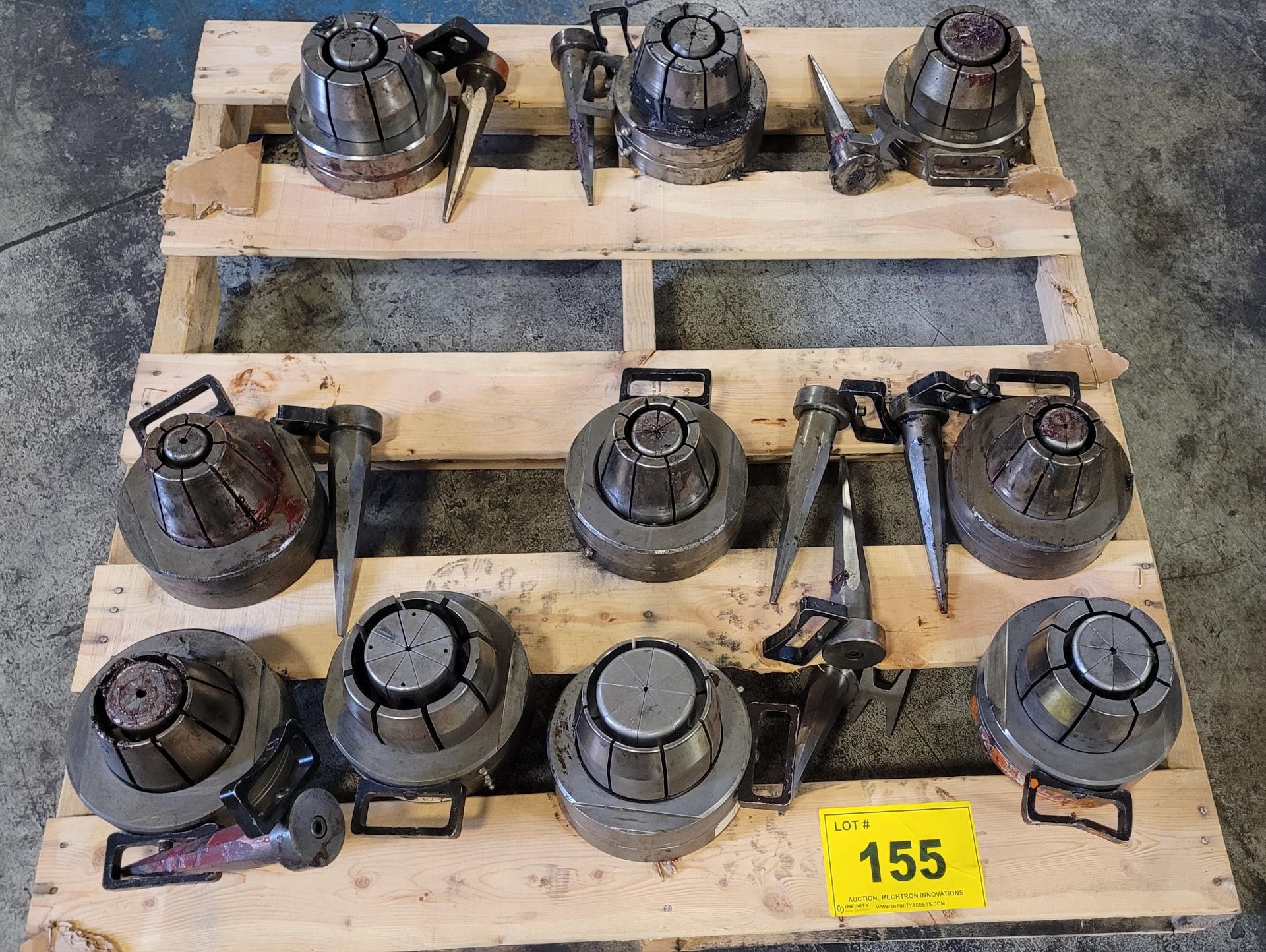 LOT OF (10) STANDARD "DROP IN" QUICK CHANGE ID/OD TYPE TOOLING