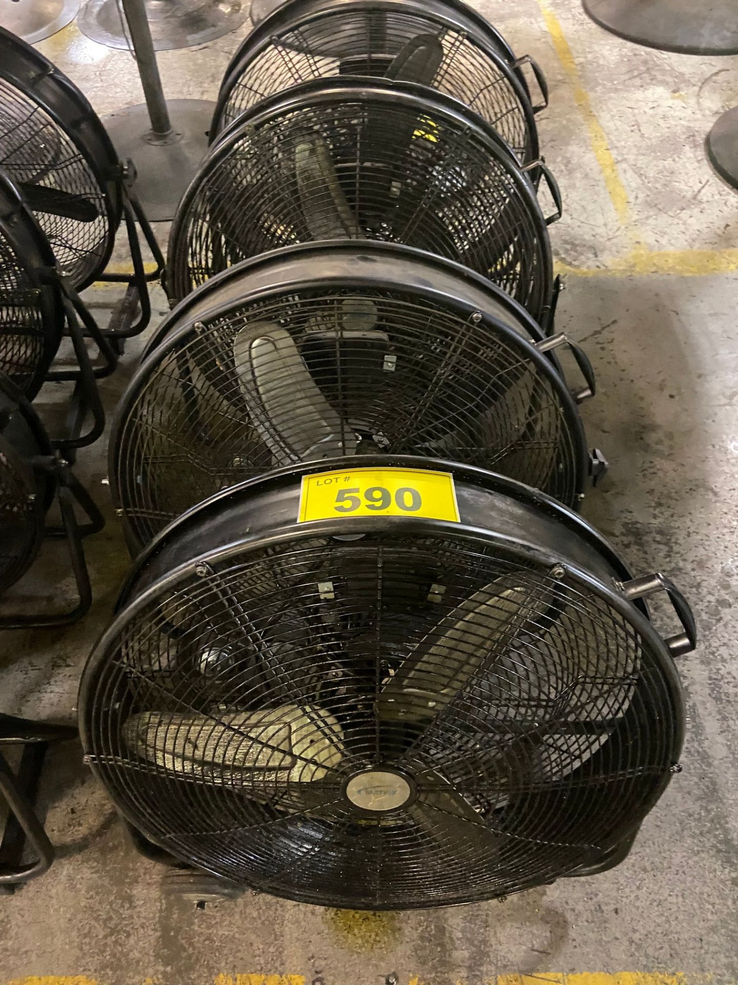 LOT (4) MATRIX PORTABLE FANS