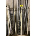 STORAGE RACK C/W ASSORTED METAL PRODUCTS