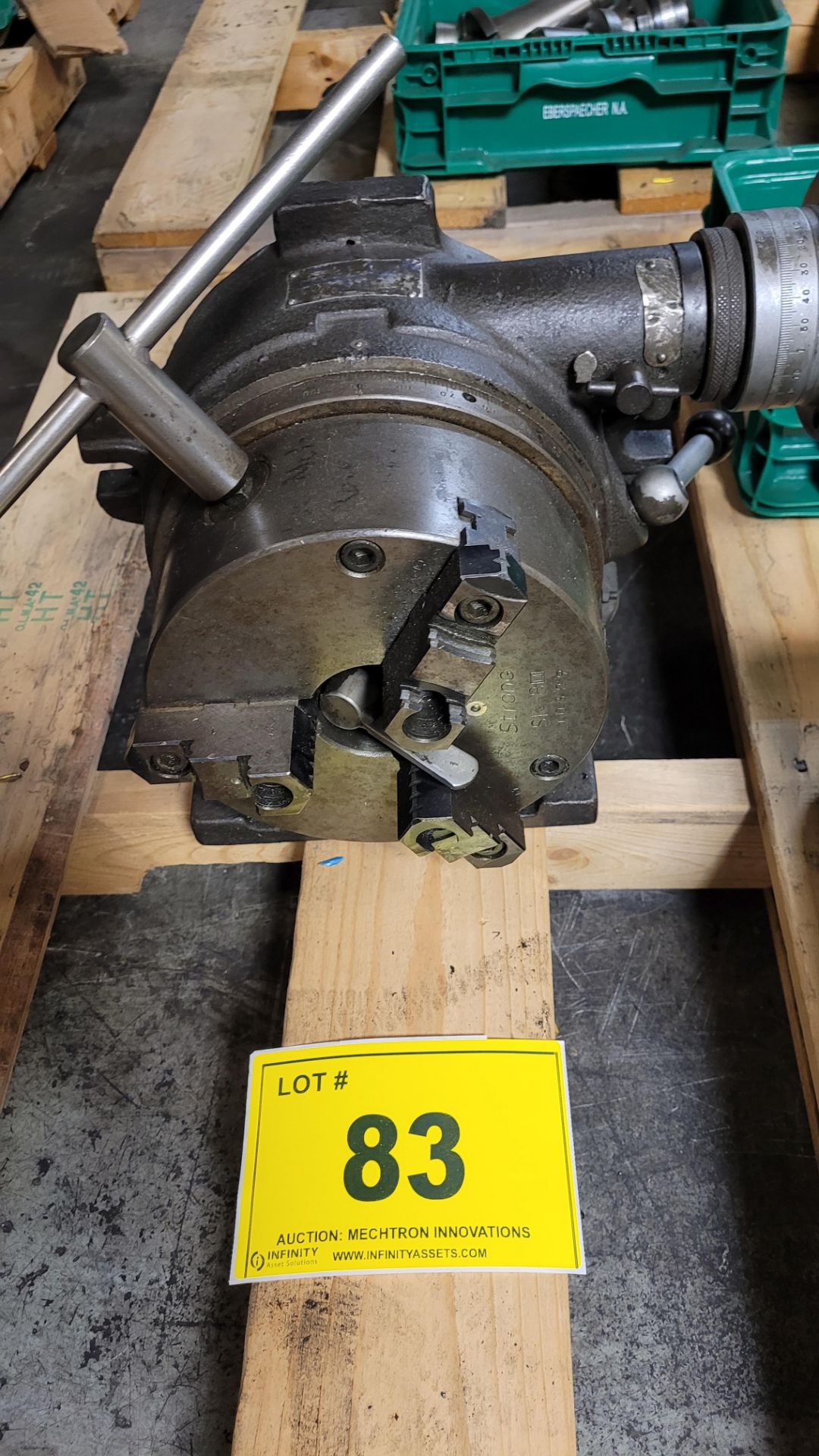 ROTARY TABLE W/ 3-JAW CHUCK, INDEXING FIXTURES, TAILSTOCKS, ETC. - Image 2 of 5