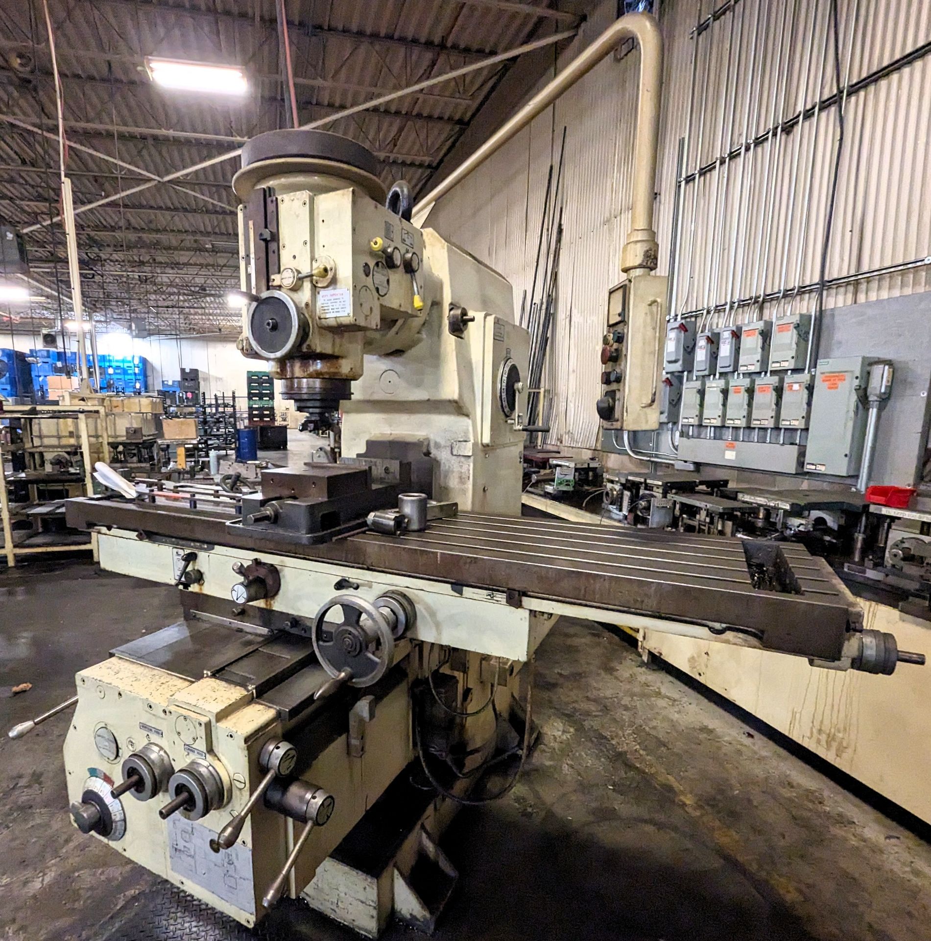 PARTIAL VIEW OF MILLING MACHINES AND LATHES - Image 5 of 6
